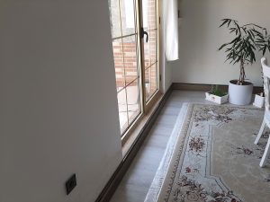 رادیاتور قرنیزی آلومینیومی با کاور قهوه ایی سوخته
